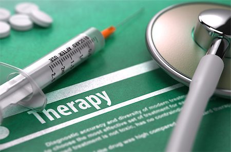simsearch:400-04902997,k - Therapy - Medical Concept with Blurred Text, Stethoscope, Pills and Syringe on Green Background. Selective Focus. Photographie de stock - Aubaine LD & Abonnement, Code: 400-08376034