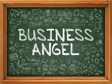 simsearch:400-07832378,k - Business Angel - Hand Drawn on Green Chalkboard with Doodle Icons Around. Modern Illustration with Doodle Design Style. Photographie de stock - Aubaine LD & Abonnement, Code: 400-08378877
