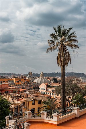 simsearch:400-05919541,k - Beautiful panorama of Rome city, Italy Foto de stock - Super Valor sin royalties y Suscripción, Código: 400-08370579