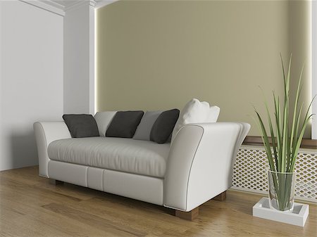 simsearch:633-08639004,k - living-room with the modern furniture. 3d render. Fotografie stock - Microstock e Abbonamento, Codice: 400-08370887