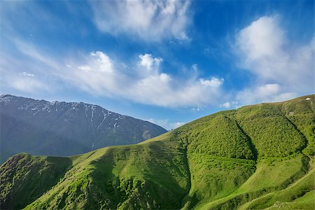 simsearch:400-04365372,k - Beautiful view of Caucasian mountains in Georgia. Stock Photo - Budget Royalty-Free & Subscription, Code: 400-08370951