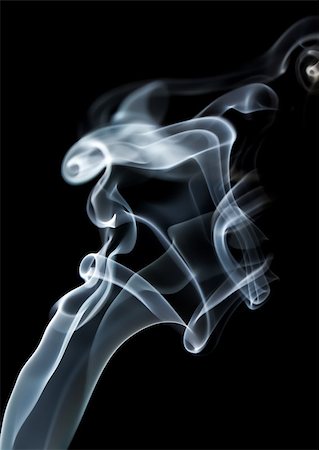 simsearch:400-04444530,k - Abstract smoke swirls and waves on black background. Vertical shot. Foto de stock - Royalty-Free Super Valor e Assinatura, Número: 400-08371876