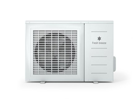 simsearch:400-08572073,k - Air conditioner isolated on a white background Stock Photo - Budget Royalty-Free & Subscription, Code: 400-08372631
