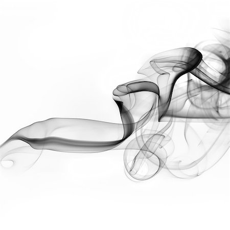 simsearch:400-04709089,k - Photo of abstract smoke on white background. Studio shot. Foto de stock - Super Valor sin royalties y Suscripción, Código: 400-08373001