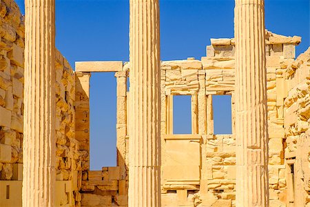 simsearch:400-08495039,k - Architecture detail of Erechteion temple in Acropolis, Athens, Greece Fotografie stock - Microstock e Abbonamento, Codice: 400-08373274