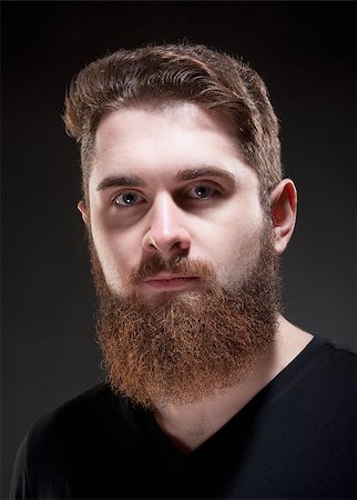 Portrait of a Teenage Hipster with Beard Photographie de stock - Aubaine LD & Abonnement, Code: 400-08373832