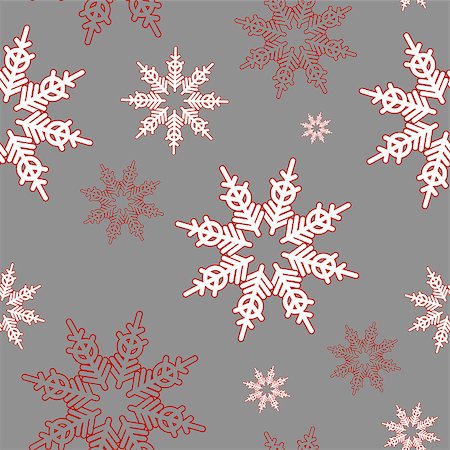 simsearch:400-08712804,k - Snowflakes.  Seamless christmas pattern. Hand drown winter vector background. Stock Photo - Budget Royalty-Free & Subscription, Code: 400-08404357