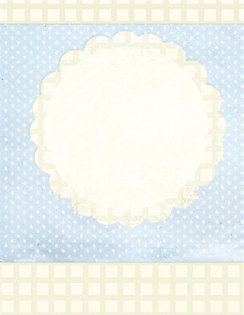 simsearch:400-05735209,k - Background with old paper and vintage round frame. Objects isolated on white background. Can be used for retro or scrapbooking design Stock Photo - Budget Royalty-Free & Subscription, Code: 400-08404656