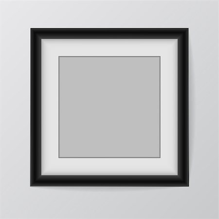 simsearch:400-08621223,k - blank picture frame template set hanging on wall Vector illustration EPS10 Stock Photo - Budget Royalty-Free & Subscription, Code: 400-08404735