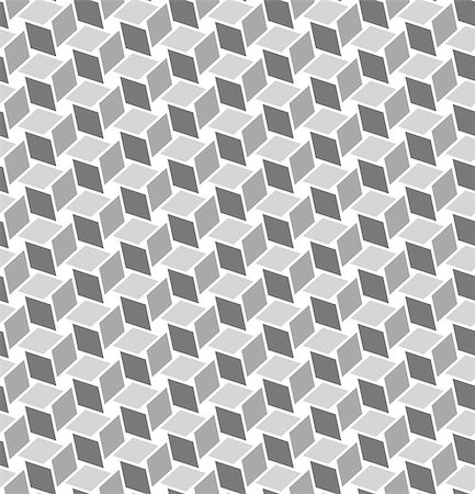 elements of design shape illusions - Seamless geometric texture. Optical 3D effect. Vector art. Stock Photo - Budget Royalty-Free & Subscription, Code: 400-08404984