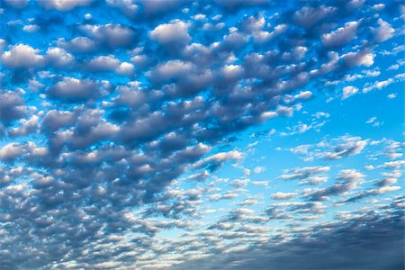 photo frame in heaven - Beautiful feathery evening clouds in the sky Stock Photo - Budget Royalty-Free & Subscription, Code: 400-08404997