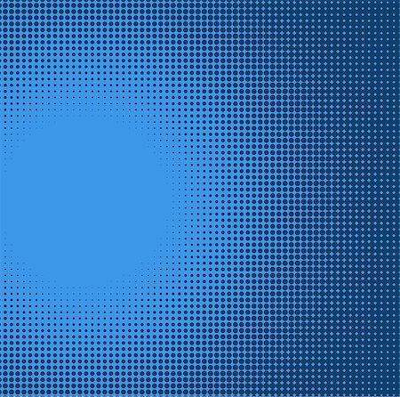 blue radial light effect gradient in halftone style Foto de stock - Super Valor sin royalties y Suscripción, Código: 400-08405222