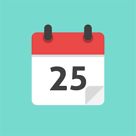 simsearch:400-08629780,k - Calendar Icon Flat. Editable EPS vector format Stockbilder - Microstock & Abonnement, Bildnummer: 400-08405559