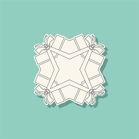 simsearch:400-08189933,k - Abstract Design Templates. Geometric Monogram Retro Background. Vector Illustration. Fotografie stock - Microstock e Abbonamento, Codice: 400-08406009