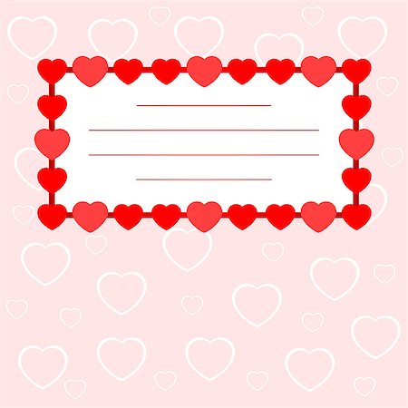 simsearch:400-06630419,k - Vector illustration of card for Valentines Day Stock Photo - Budget Royalty-Free & Subscription, Code: 400-08407682