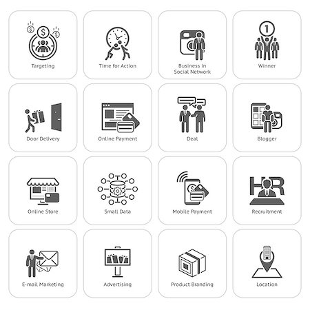 simsearch:400-08408545,k - Flat Design Icons Set. Business and Finance. Isolated Illustration. Stock Photo - Budget Royalty-Free & Subscription, Code: 400-08408546