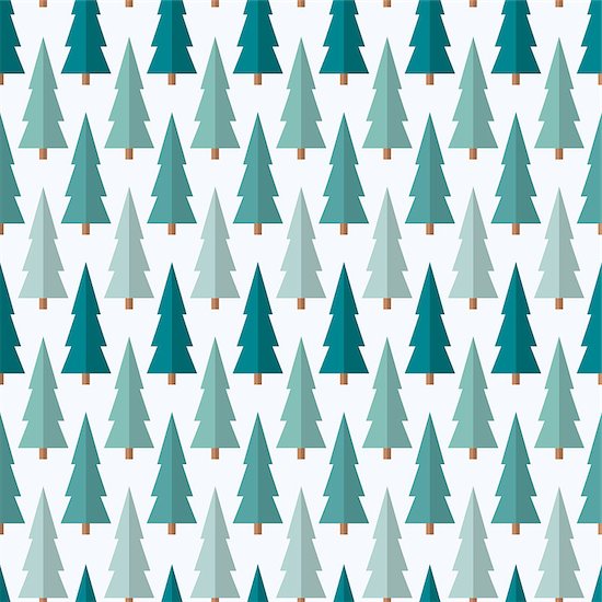 Christmas tree pattern or New Year tree on a light background .Winter holidays Stock Photo - Royalty-Free, Artist: AldanNi, Image code: 400-08408951