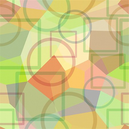 simsearch:400-06171480,k - Abstract Seamless Background with Colorful Geometrical Figures Stock Photo - Budget Royalty-Free & Subscription, Code: 400-08409092