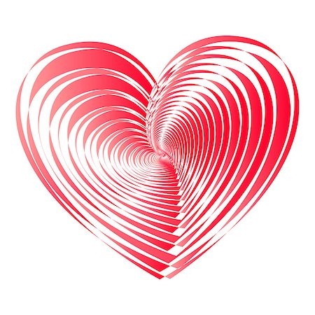 simsearch:400-08410647,k - stylized red heart - love symbol, vector illustrations Stockbilder - Microstock & Abonnement, Bildnummer: 400-08409239