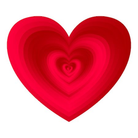 simsearch:400-08411566,k - stylized red heart - love symbol, vector illustrations Stockbilder - Microstock & Abonnement, Bildnummer: 400-08409240