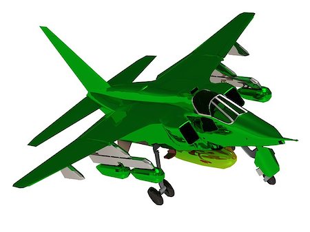 simsearch:400-04288052,k - Fighter green color army airplane during airshow. Front view Stock Photo - Budget Royalty-Free & Subscription, Code: 400-08409557