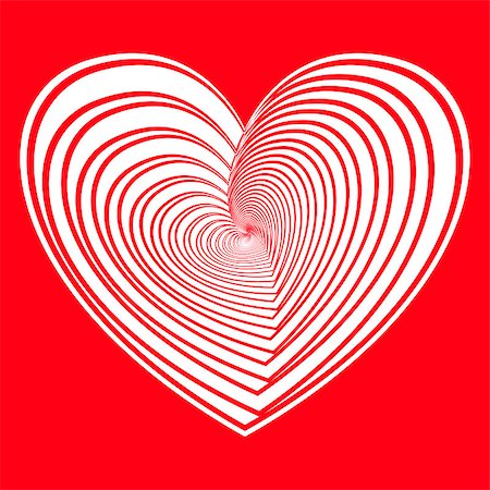 simsearch:400-08411566,k - stylized red heart - love symbol, vector illustrations Stockbilder - Microstock & Abonnement, Bildnummer: 400-08409788