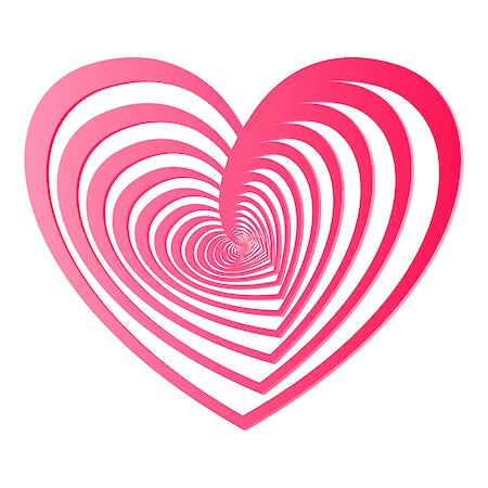simsearch:400-08410647,k - stylized red heart - love symbol, vector illustrations Stockbilder - Microstock & Abonnement, Bildnummer: 400-08409789