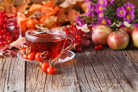 simsearch:400-07932348,k - Fall harvesting on rustic wooden background, bright red tones Foto de stock - Super Valor sin royalties y Suscripción, Código: 400-08400072