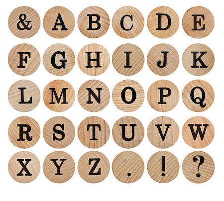 simsearch:400-08401583,k - Image of the wooden alphabet - letters - type Photographie de stock - Aubaine LD & Abonnement, Code: 400-08401583