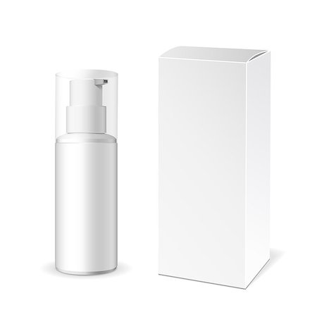 simsearch:400-08290789,k - Make up. Tube of cream or gel white plastic product.  Container, product and packaging. White background. Foto de stock - Super Valor sin royalties y Suscripción, Código: 400-08401641