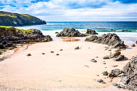 Award winning Durness spectacular beach, Sutherland, Scotland Photographie de stock - Aubaine LD & Abonnement, Code: 400-08402271