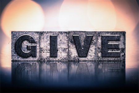 simsearch:400-08402857,k - The word "GIVE" written in vintage ink stained letterpress type. Stock Photo - Budget Royalty-Free & Subscription, Code: 400-08402831