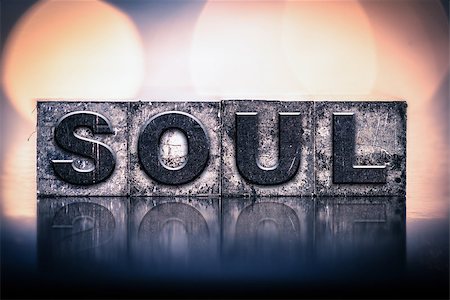 simsearch:400-08402857,k - The word "SOUL" written in vintage ink stained letterpress type. Stock Photo - Budget Royalty-Free & Subscription, Code: 400-08402857