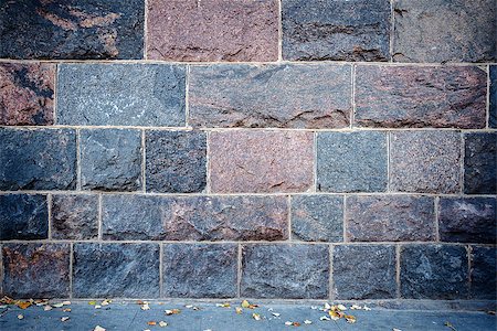 stone wall pattern - Wall of stone blocks and a side way Stock Photo - Budget Royalty-Free & Subscription, Code: 400-08403051