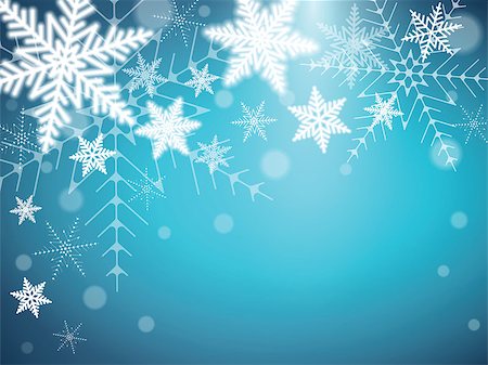 simsearch:400-08407579,k - Christmas snowflakes on a colorful background. Vector illustration. Photographie de stock - Aubaine LD & Abonnement, Code: 400-08403376