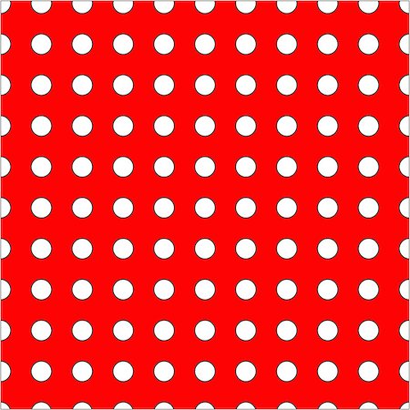 simsearch:400-08712804,k - White dots on red background seamless pattern. Hand drown vector backgdrop. Stock Photo - Budget Royalty-Free & Subscription, Code: 400-08403498