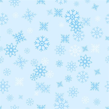 simsearch:400-07215586,k - Vector illustration of  seamless pattern with snowflakes Stock Photo - Budget Royalty-Free & Subscription, Code: 400-08403555