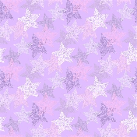 simsearch:400-04280917,k - Seamless vector stars pattern in pink and purple tones for Web page, background for the women's site etc.Hand drawn scribble Stock Photo - Budget Royalty-Free & Subscription, Code: 400-08403690