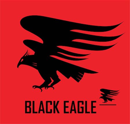 silhouettes of hawks attacking - symbolizing power, protection, perfection, etc. Suitable for your mascot, team sport, product identity, community identity, illustration for apparel, metaphors, etc. Stock Photo - Budget Royalty-Free & Subscription, Code: 400-08403753