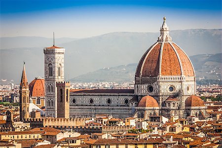 simsearch:400-08573174,k - Panoramic view from Piazzale Michelangelo in Florence - Italy Foto de stock - Super Valor sin royalties y Suscripción, Código: 400-08414517