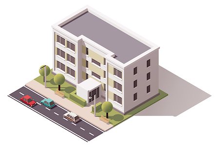 simsearch:400-08301241,k - Isometric icon representing city building Stock Photo - Budget Royalty-Free & Subscription, Code: 400-08414674