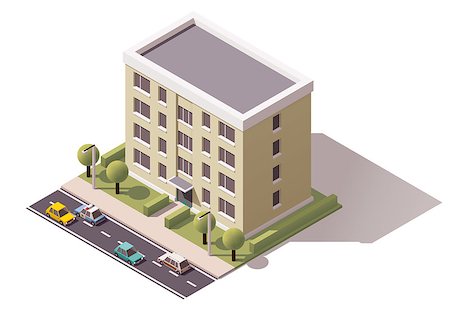 simsearch:400-08301241,k - Isometric icon representing city building Stock Photo - Budget Royalty-Free & Subscription, Code: 400-08414672