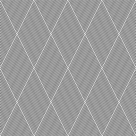 simsearch:400-08409083,k - Striped diamonds pattern. Seamless lines texture. Vector art. Photographie de stock - Aubaine LD & Abonnement, Code: 400-08415591