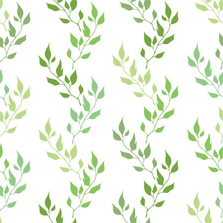 simsearch:400-07577622,k - Seamless green pattern with olive leaves Photographie de stock - Aubaine LD & Abonnement, Code: 400-08415823