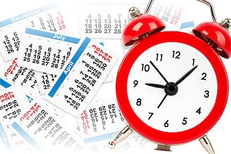 simsearch:614-01869618,k - Alarm clock with calendar, close up view Photographie de stock - Aubaine LD & Abonnement, Code: 400-08410043
