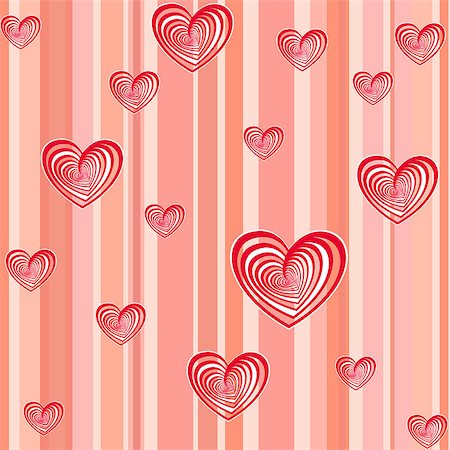 simsearch:400-08411566,k - stylized pink hearts - love symbol, vector  background Stockbilder - Microstock & Abonnement, Bildnummer: 400-08410643