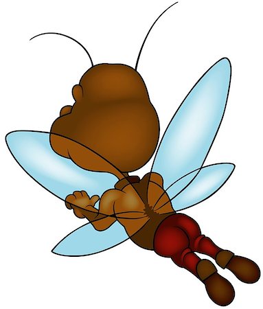simsearch:400-08410446,k - Flying Brown Bug - Colored Cartoon Illustration, Vector Stockbilder - Microstock & Abonnement, Bildnummer: 400-08410654