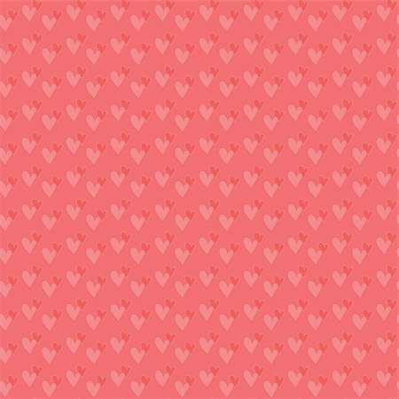 simsearch:400-05885929,k - Pair of hearts seamless background. Vector illustration. Foto de stock - Super Valor sin royalties y Suscripción, Código: 400-08410819