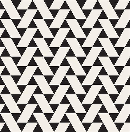 Vector Seamless Black and White Geometric Triangle Tiling Pattern Abstract Background Stock Photo - Budget Royalty-Free & Subscription, Code: 400-08410984