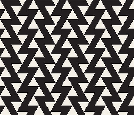Vector Seamless Black and White Geometric Triangle ZigZag Line Tiling Pattern Abstract Background Stock Photo - Budget Royalty-Free & Subscription, Code: 400-08410985